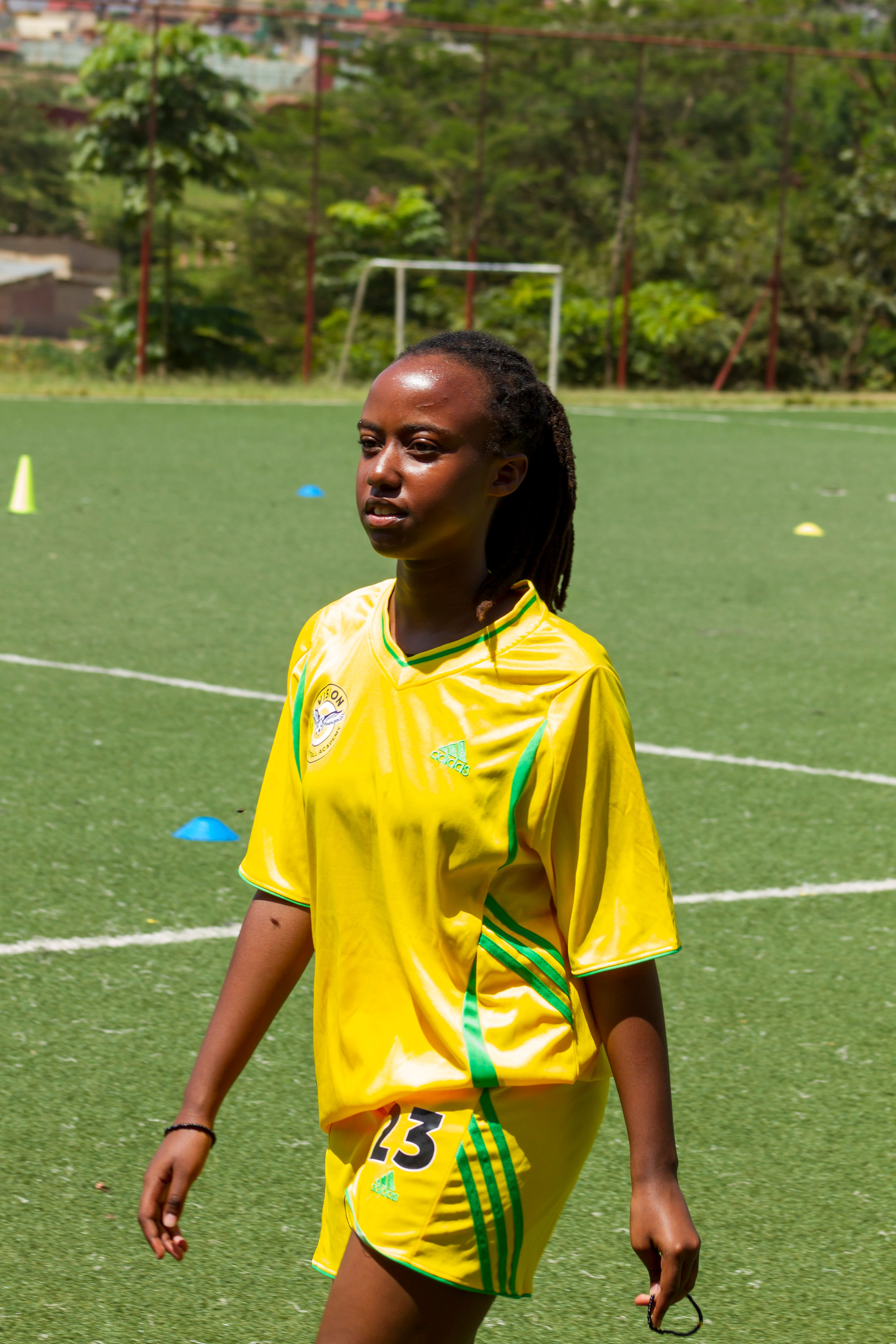 Vision Girls training session